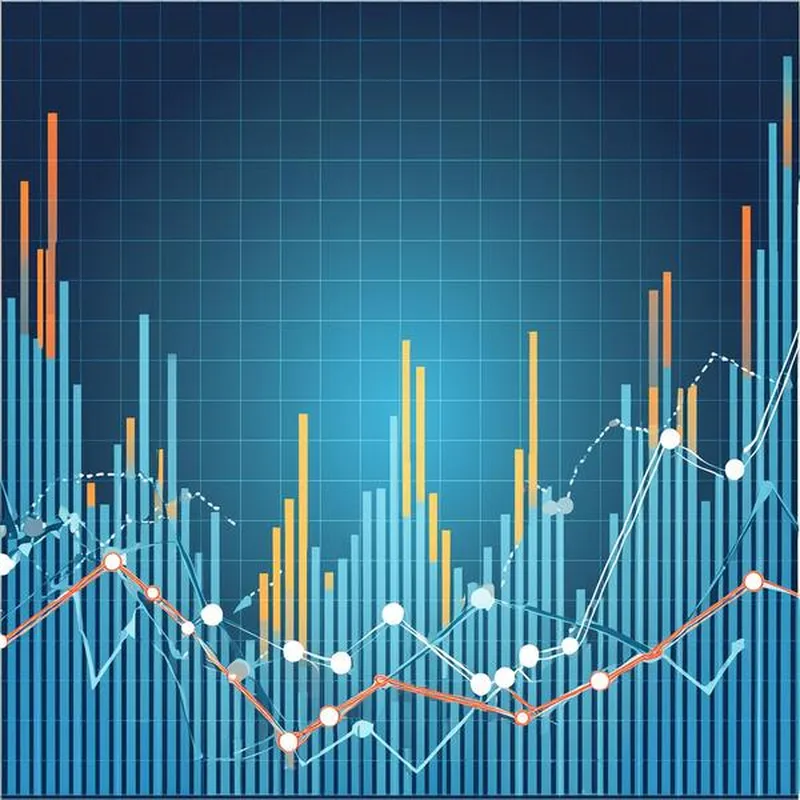 stock market and investment charts 7