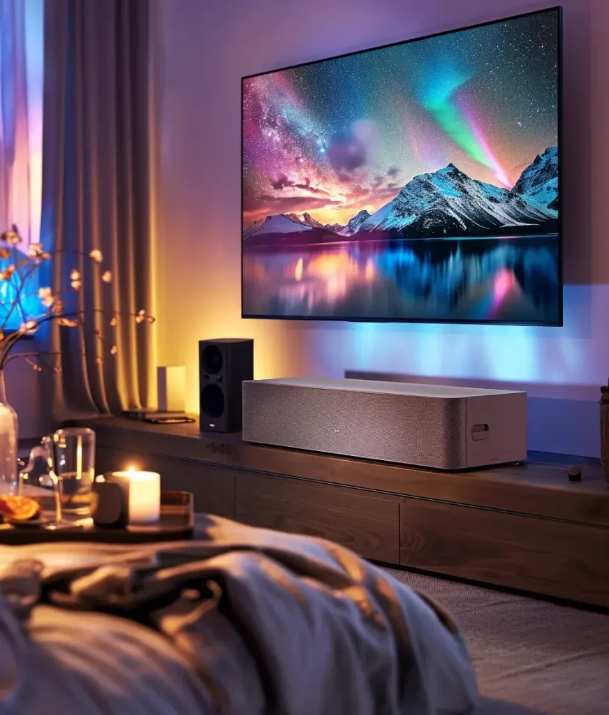 the Philips Screeneo U5 Smart RGB Laser Projector