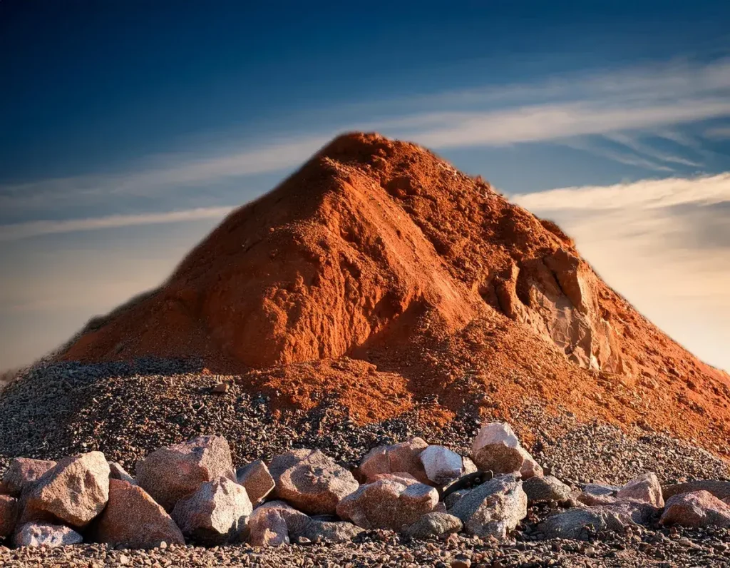 create an image for a mine with the help of stones 3