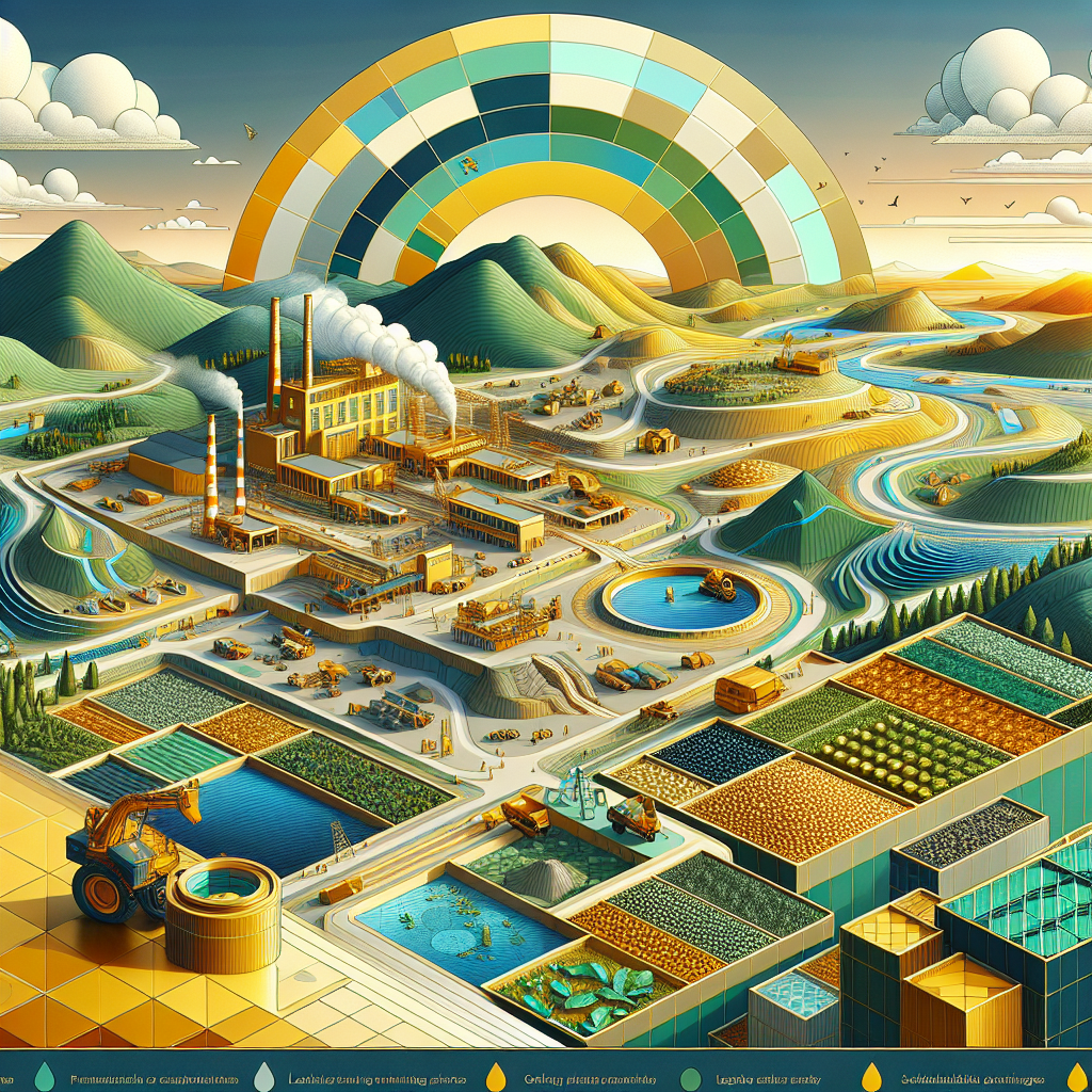 "Golden Frontier: Leading the Way in Sustainable Mining Practices"_image