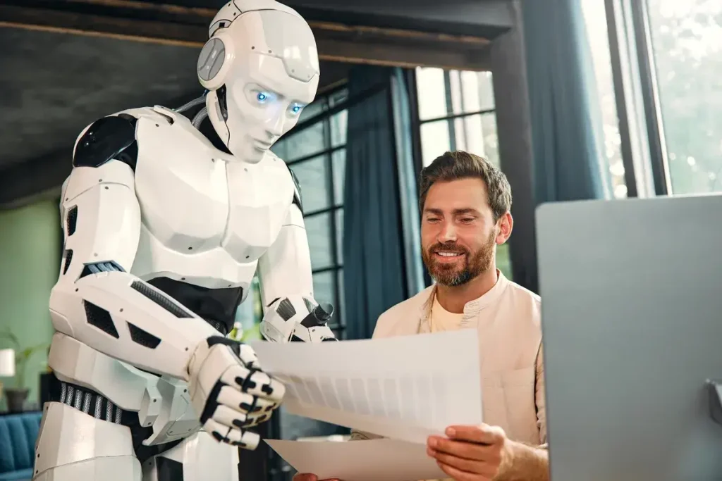 robot-and-man-at-home