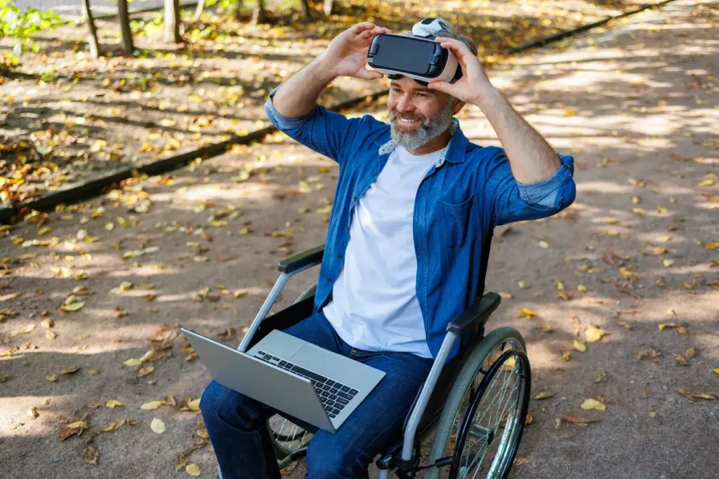 technology-empowering-man-in-wheelchai