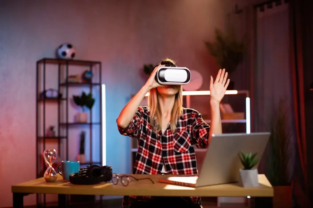 woman-in-vr-goggles-working-