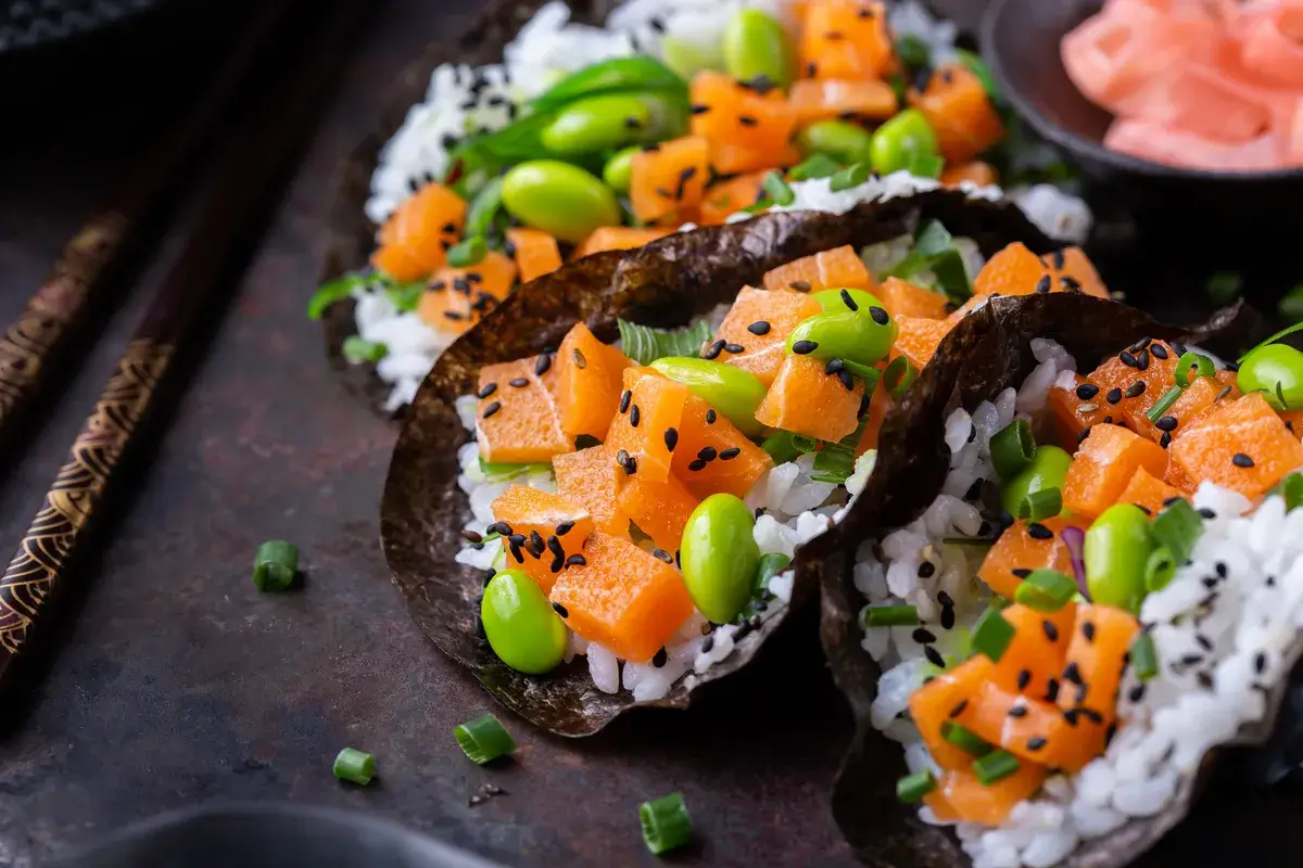 vegan-sushi-tacos-with-plant-based