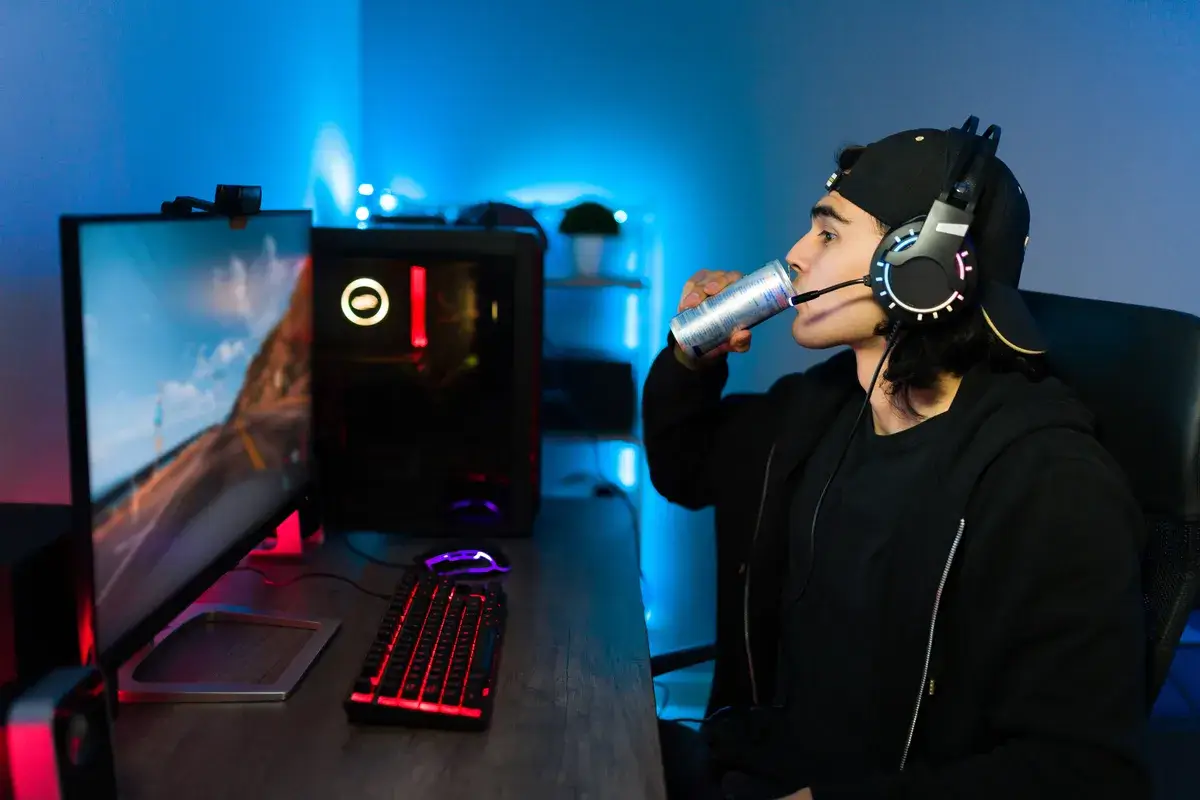 thirsty-and-tired-gamer-drinking