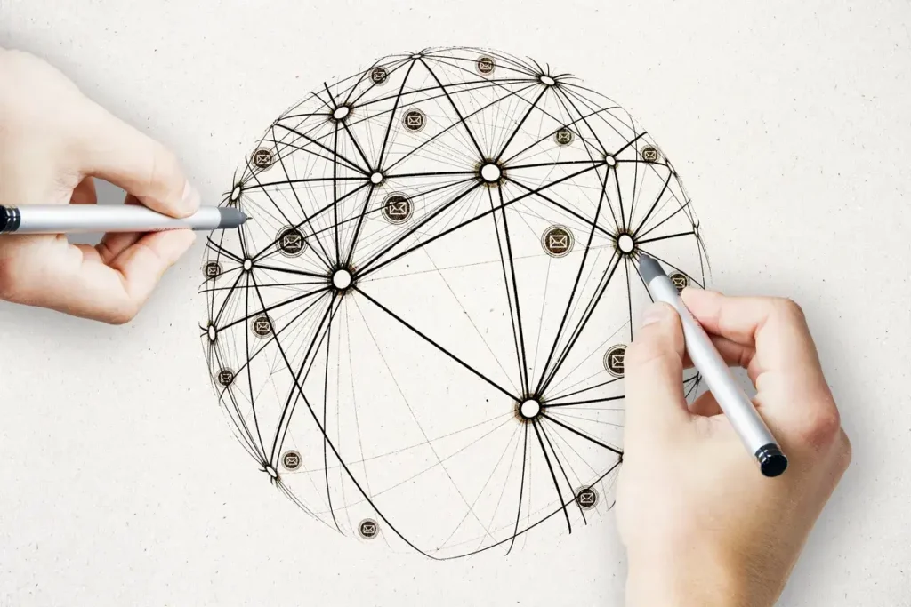 social-network-and-data-concept