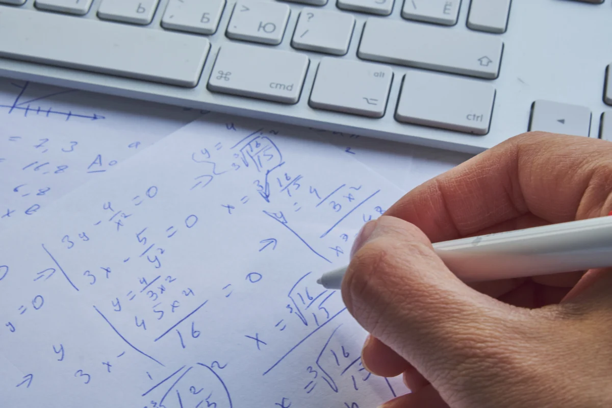 hand-solving-math-equations