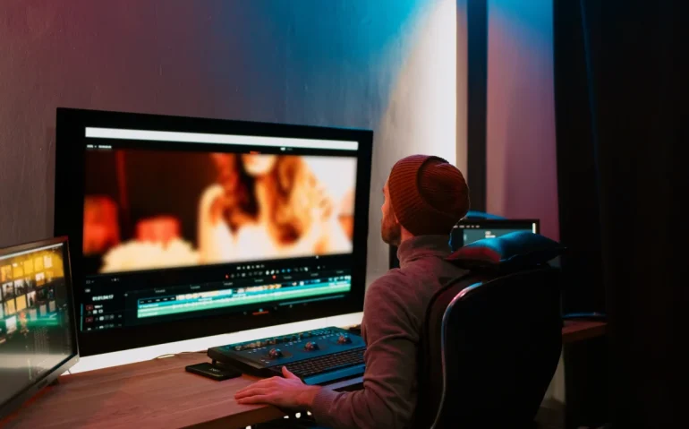 adult-working-in-modern-editing