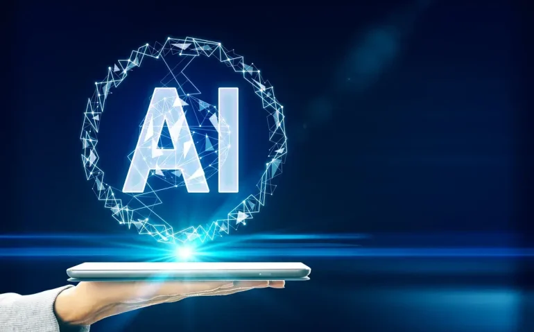 artificial-intelligence-concept-with-big-blue