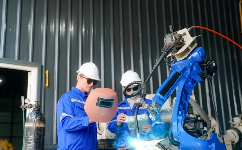 engineer-testing-a-robotic-production-simulator