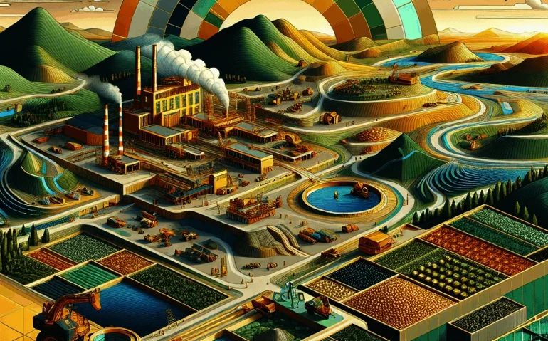 "Golden Frontier: Leading the Way in Sustainable Mining Practices"_image