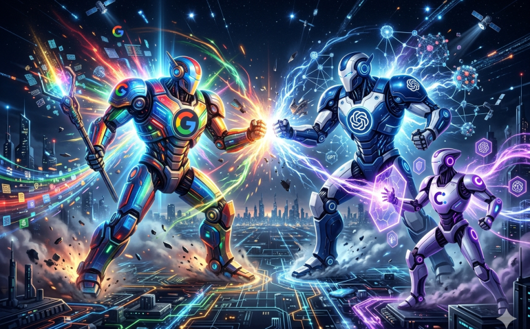 google vs Open AI y Claude