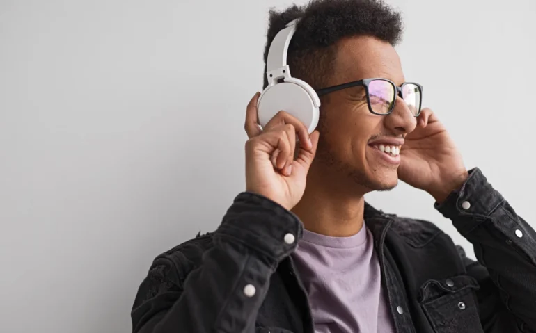 man-enjoying-music-with-headphones