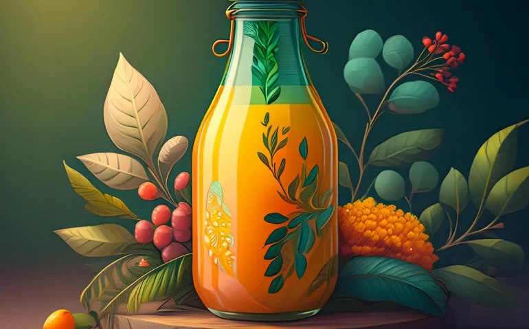 organic juice bottle 9