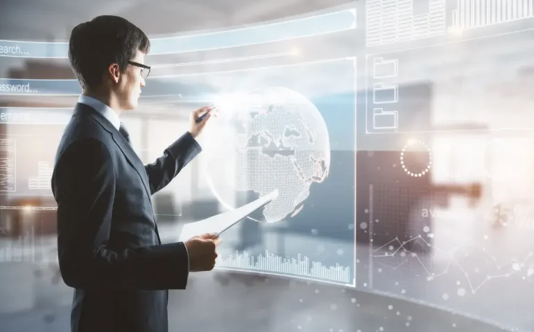 side-view-of-young-businessman-drawing