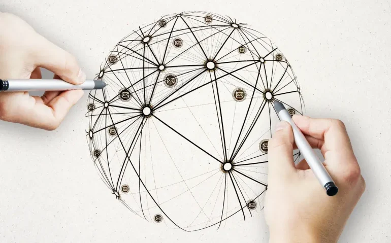 social-network-and-data-concept