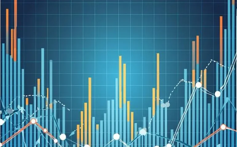 stock market and investment charts 7