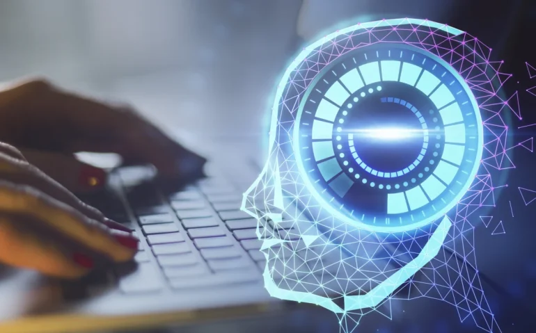 woman-using-laptop-with-digital-head